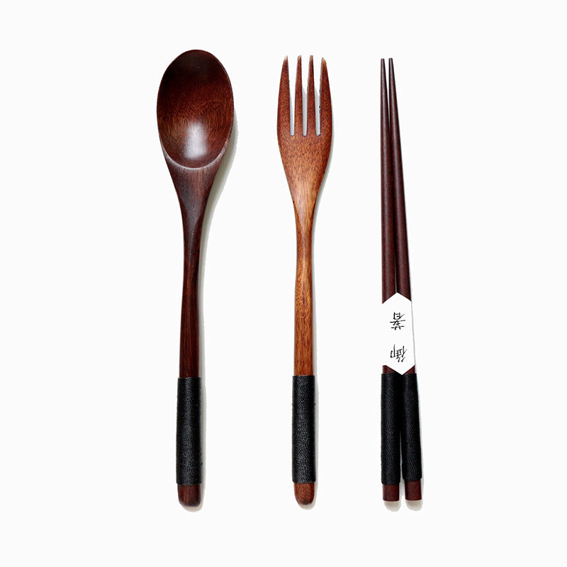 Handcrafted Ironwood & Nanmu Wooden Spoon