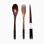 Handcrafted Ironwood & Nanmu Wooden Spoon