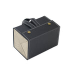 Foldable PU Leather Sunglass Case, Holds 5 Pairs for Travel