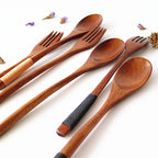 Handcrafted Ironwood & Nanmu Wooden Spoon