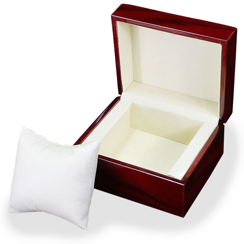 Mahogany Wood Grain Jewelry Display Box