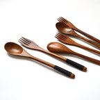 Handcrafted Ironwood & Nanmu Wooden Spoon