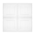 3D Self-Adhesive Wall Stickers, White Wood Plank Design