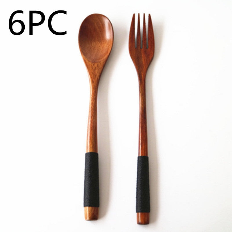 Handcrafted Ironwood & Nanmu Wooden Spoon