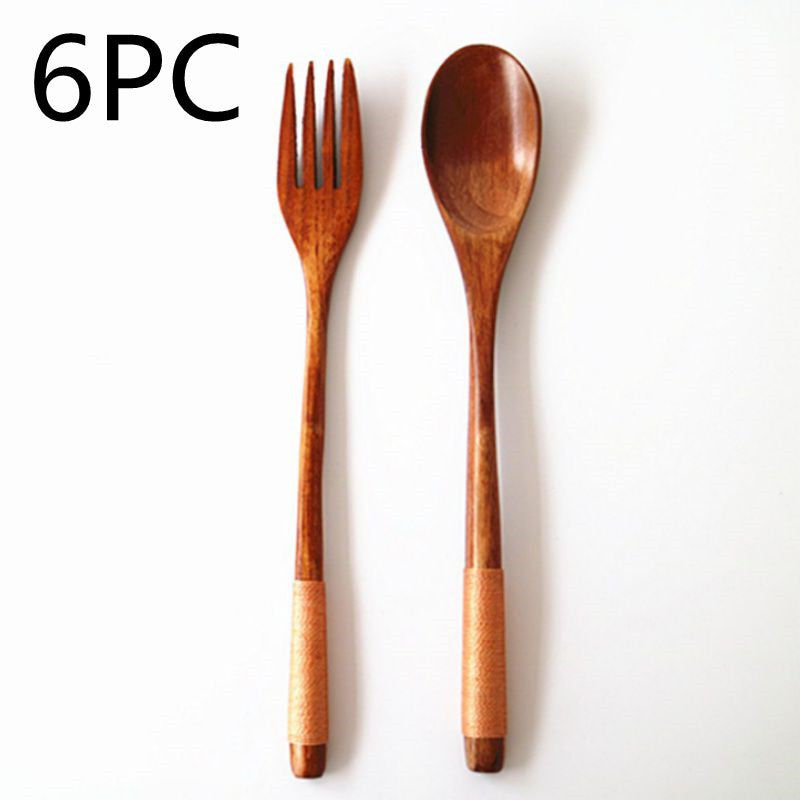 Handcrafted Ironwood & Nanmu Wooden Spoon