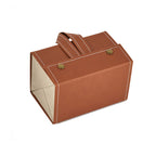 Foldable PU Leather Sunglass Case, Holds 5 Pairs for Travel