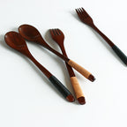 Handcrafted Ironwood & Nanmu Wooden Spoon