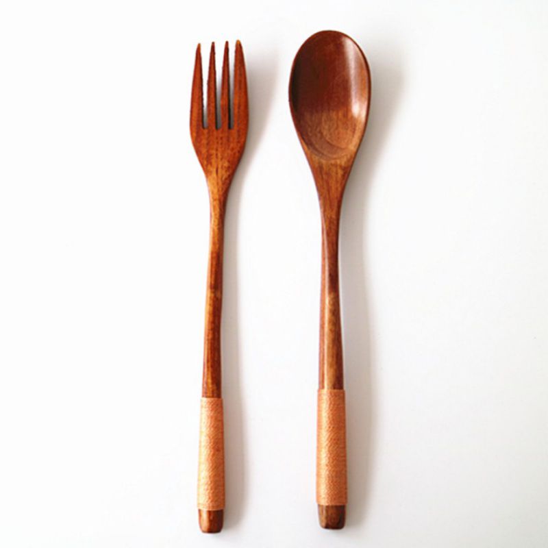 Handcrafted Ironwood & Nanmu Wooden Spoon