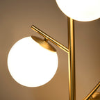 Gold 3-Light Floor Lamp