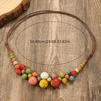 Handcrafted Ethnic Style Beaded Necklace