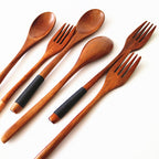 Handcrafted Ironwood & Nanmu Wooden Spoon