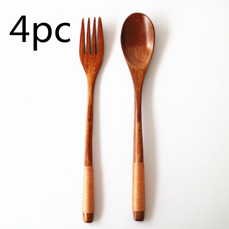 Handcrafted Ironwood & Nanmu Wooden Spoon