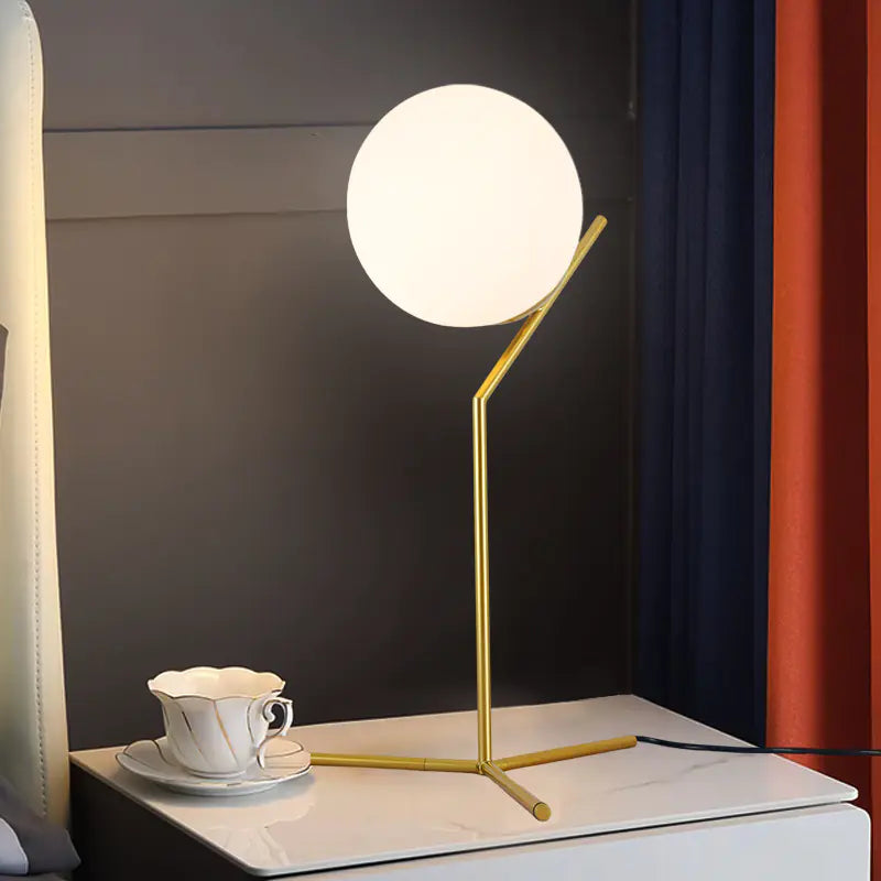 Scandinavian Chic Bedside Lamp - Sleek Reading Light