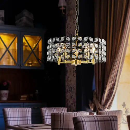 Elegant Round Crystal Chandelier for Chic Home Decor