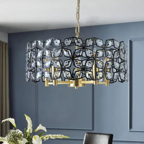 Elegant Round Crystal Chandelier for Chic Home Decor