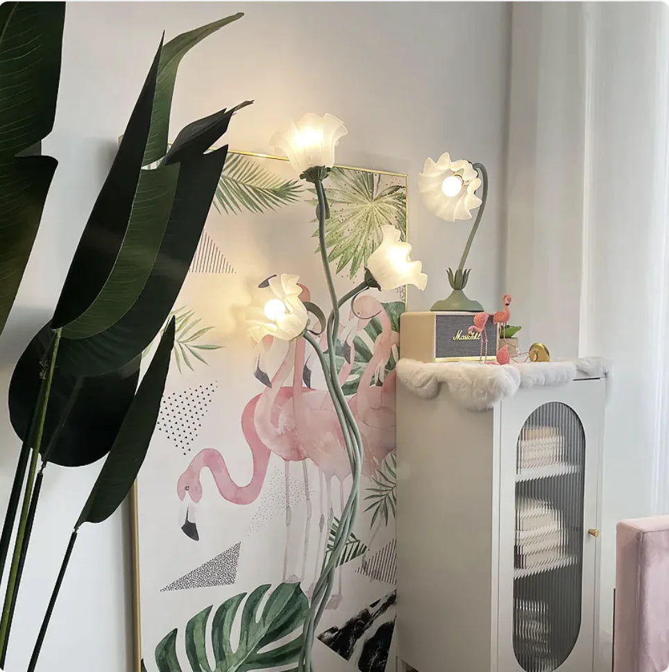 Charming Cream Floor Lamp