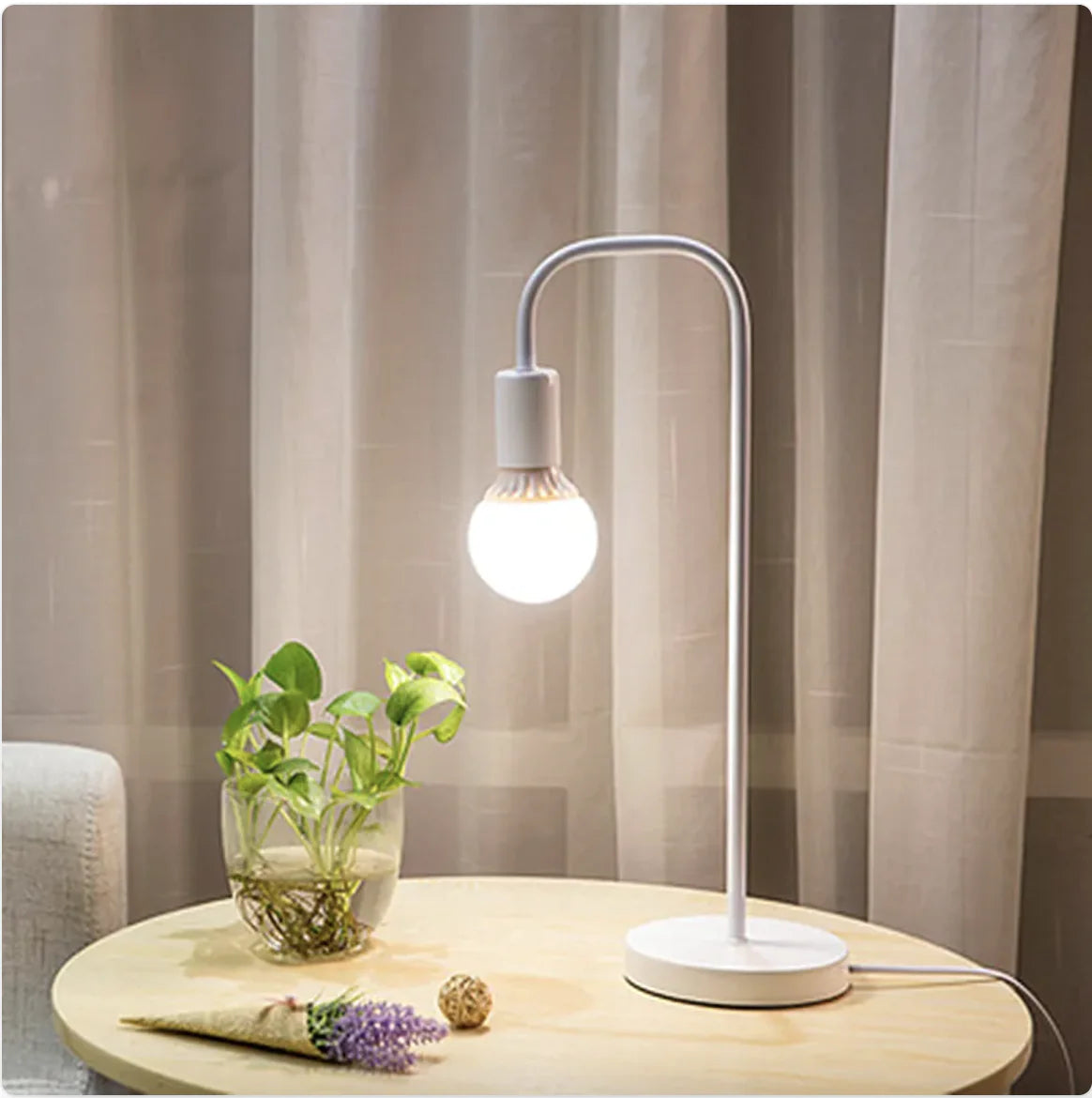Nordic Glow LED Desk Lamp
