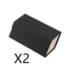 Foldable PU Leather Sunglass Case, Holds 5 Pairs for Travel