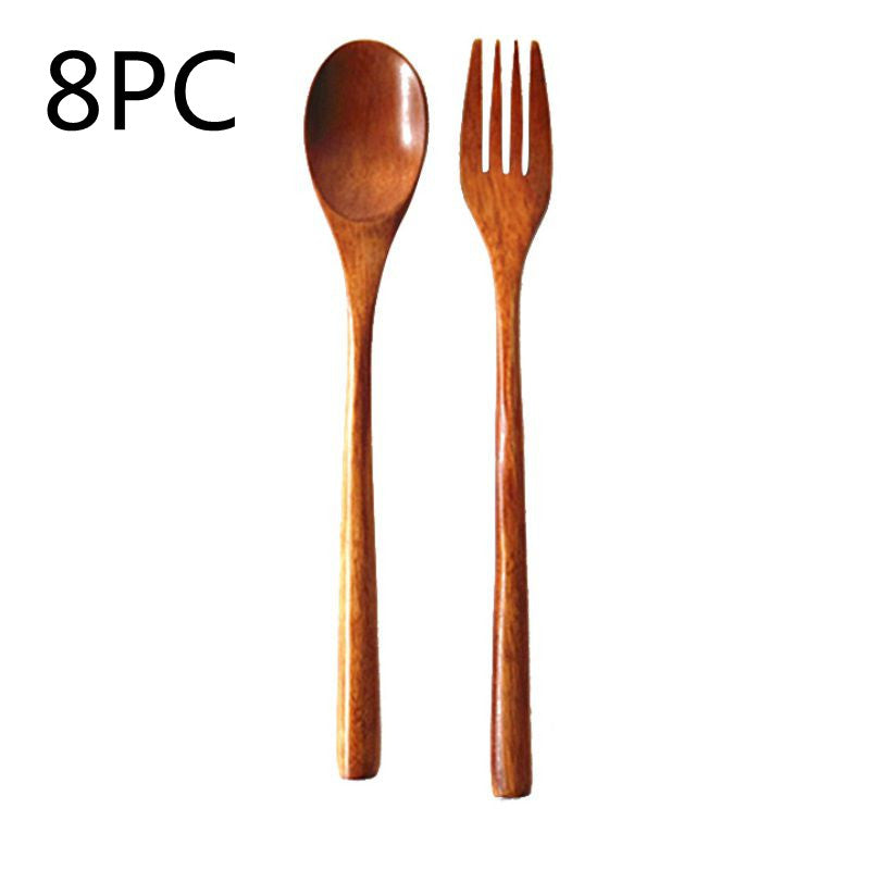 Handcrafted Ironwood & Nanmu Wooden Spoon