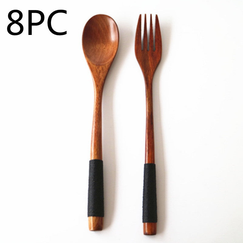 Handcrafted Ironwood & Nanmu Wooden Spoon