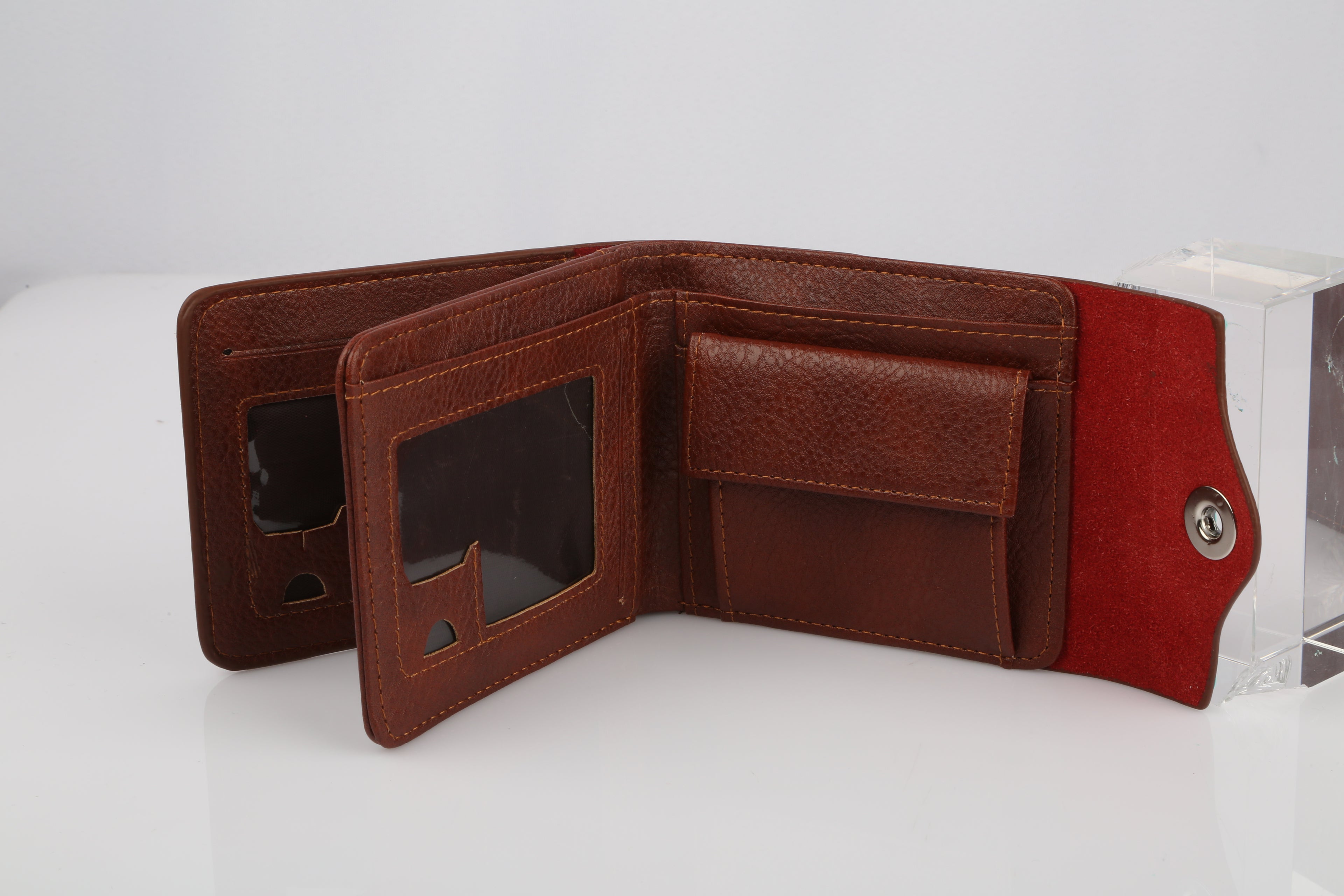 Slim PU Leather Wallet with RFID Blocking