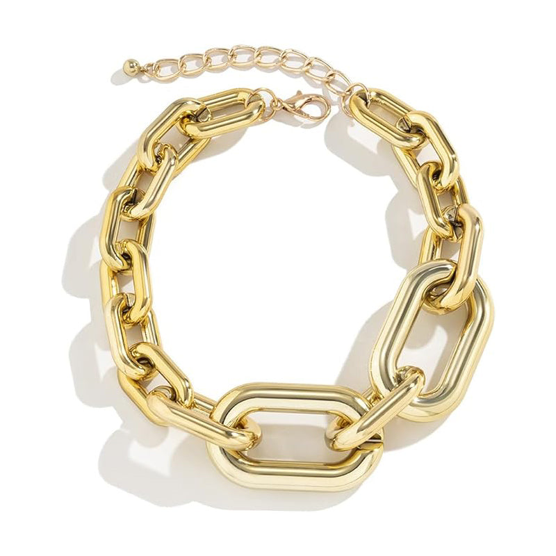Vintage Gold Chunky Link Chain Necklace