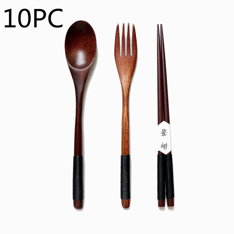 Handcrafted Ironwood & Nanmu Wooden Spoon