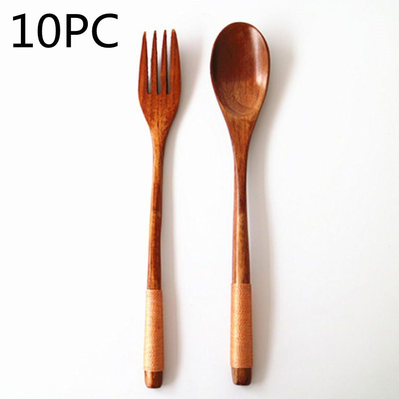 Handcrafted Ironwood & Nanmu Wooden Spoon