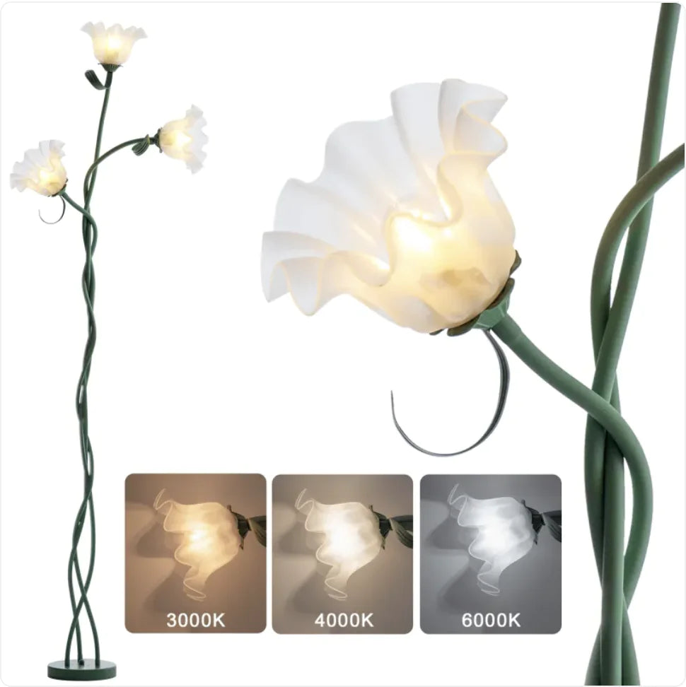 Charming Cream Floor Lamp