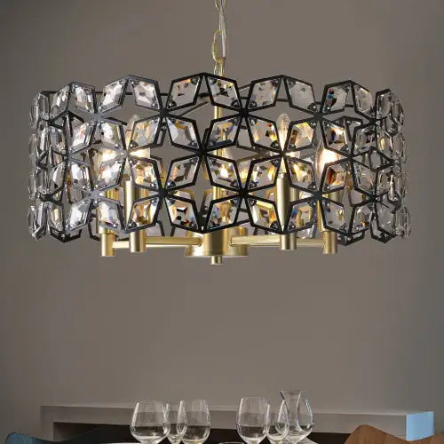 Elegant Round Crystal Chandelier for Chic Home Decor